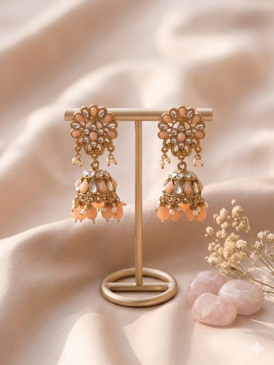 Petal Peach Jumka