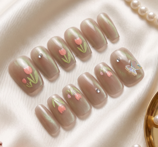 Earthy Tulip Elegance